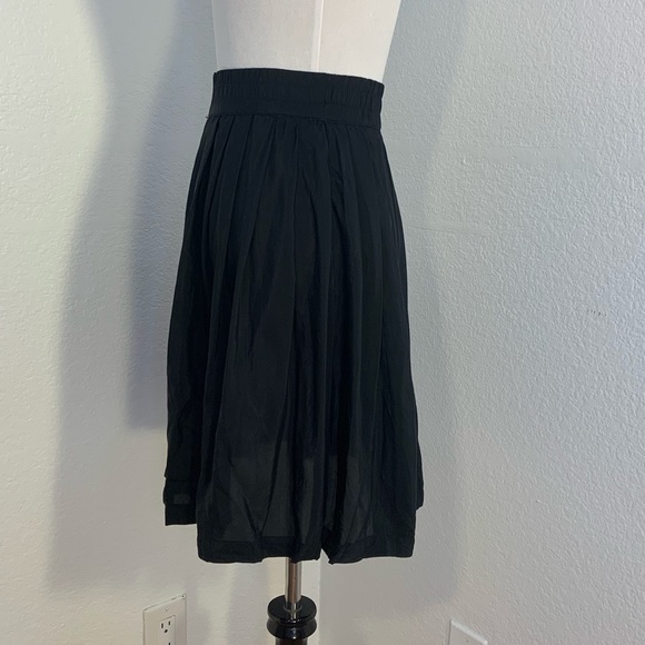 Vintage VGUC Esprit Sport Black Rayon Skirt - Size Small - Picture 7 of 7